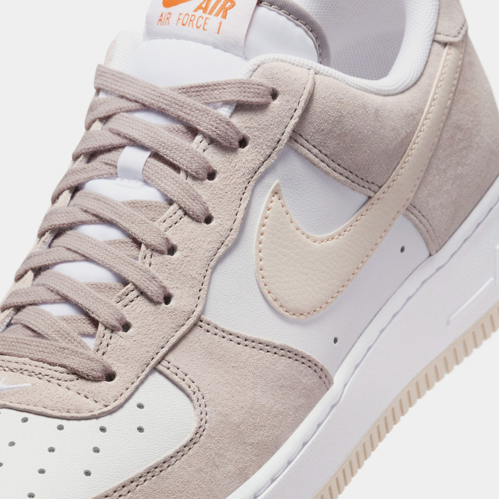 Air Force 1'07 Mens Lifestyle Shoes (College Grey/Light Orewood Brown/White)