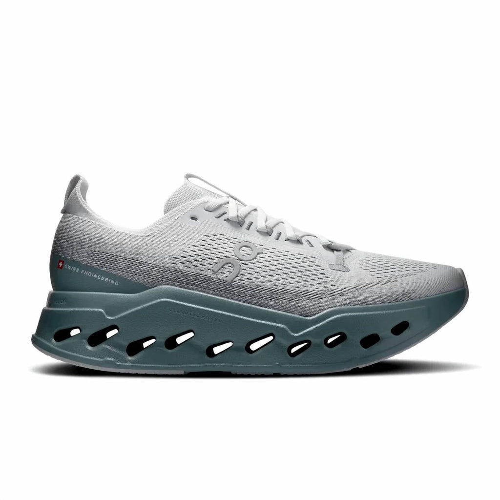 Men's Cloudsurfer Max Running Shoes In Iceburg/olive