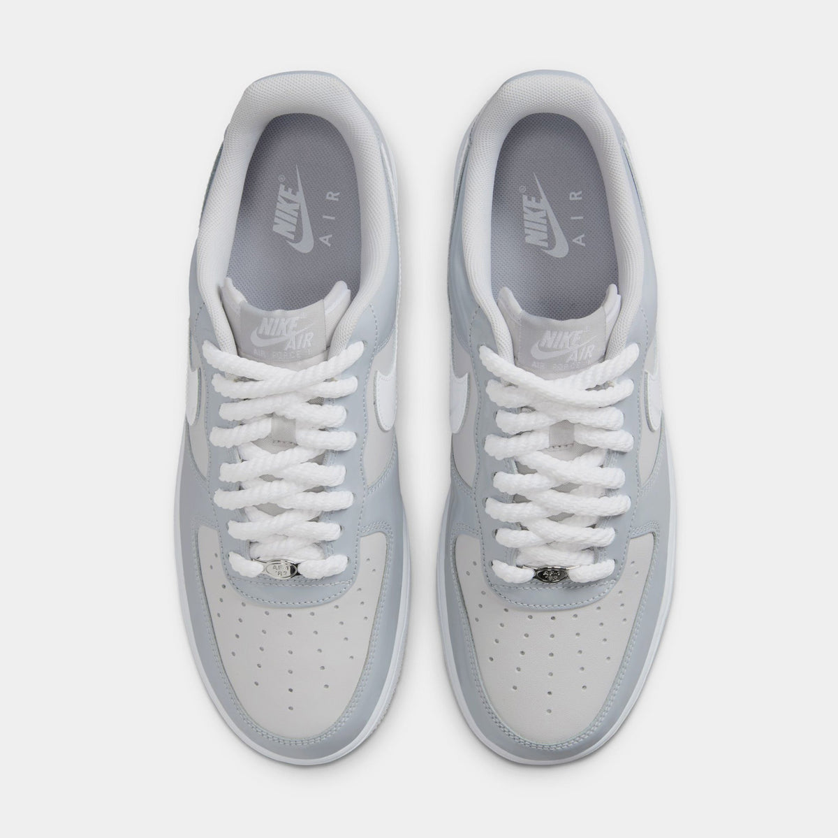 Air Force 1 Mens Basketball Shoes (Wolf Grey/White)