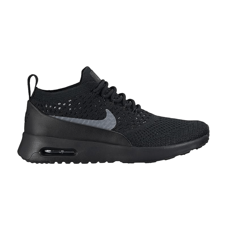 Nike Wmns Air Max Thea Ultra Flyknit 'Black' — Black/Dark Grey