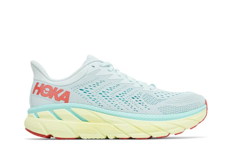 HOKA Wmns Clifton 7 'Morning Mist Hot Coral'