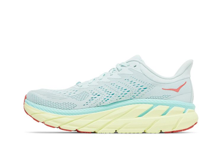HOKA Wmns Clifton 7 'Morning Mist Hot Coral'