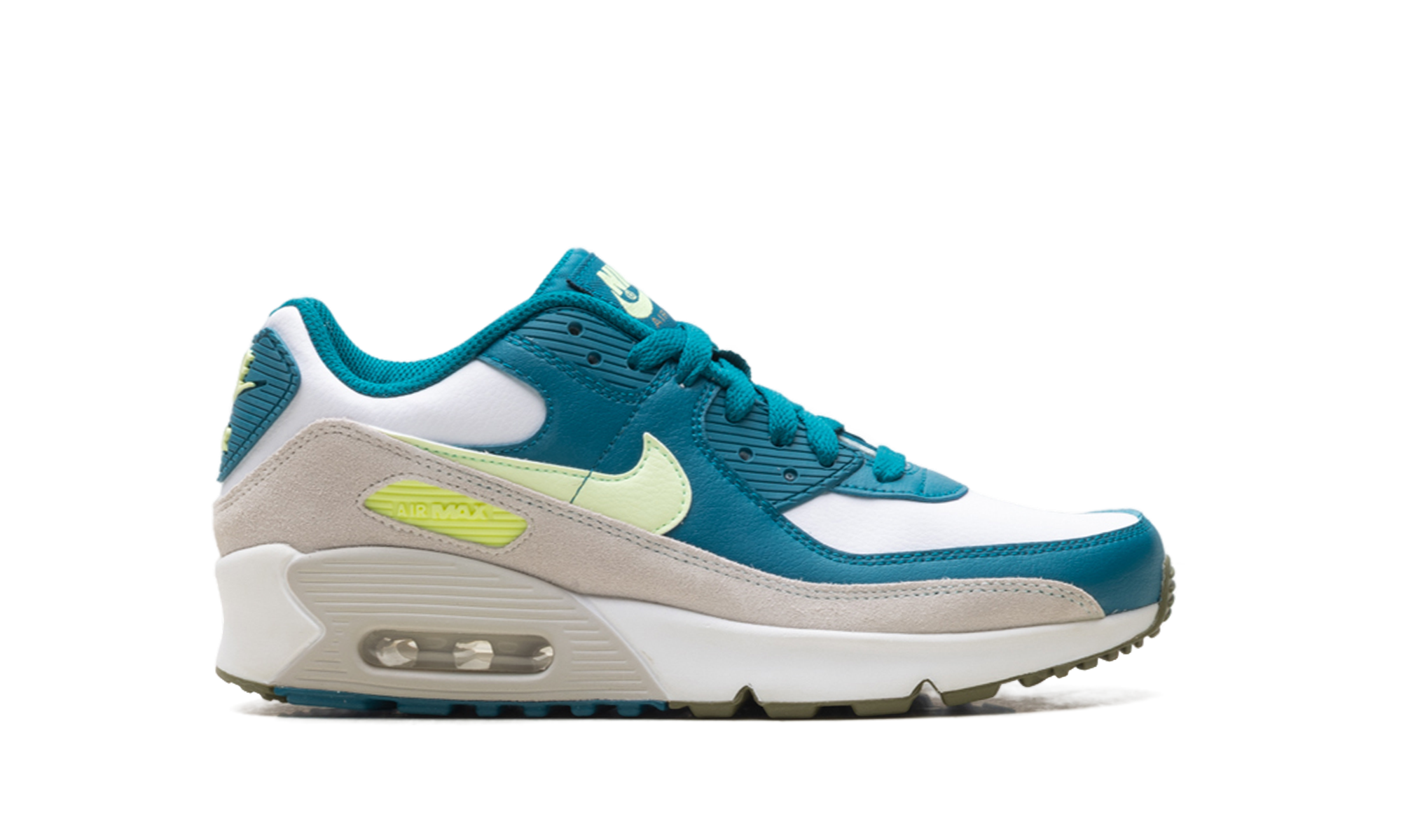 Air Max 90 LTR GS "Bright Spruce Barely Volt" CD6864 124