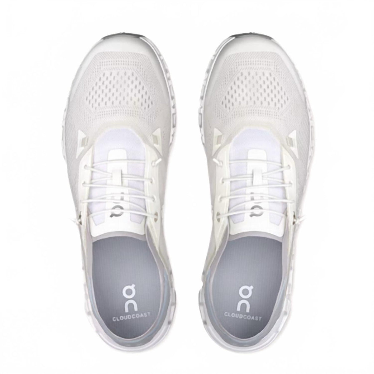 Women's Cloud 6 Coast Running Shoes In White Glacier