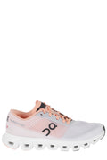 Gray And Orange Cloud 6 Push Polyester Sneakers