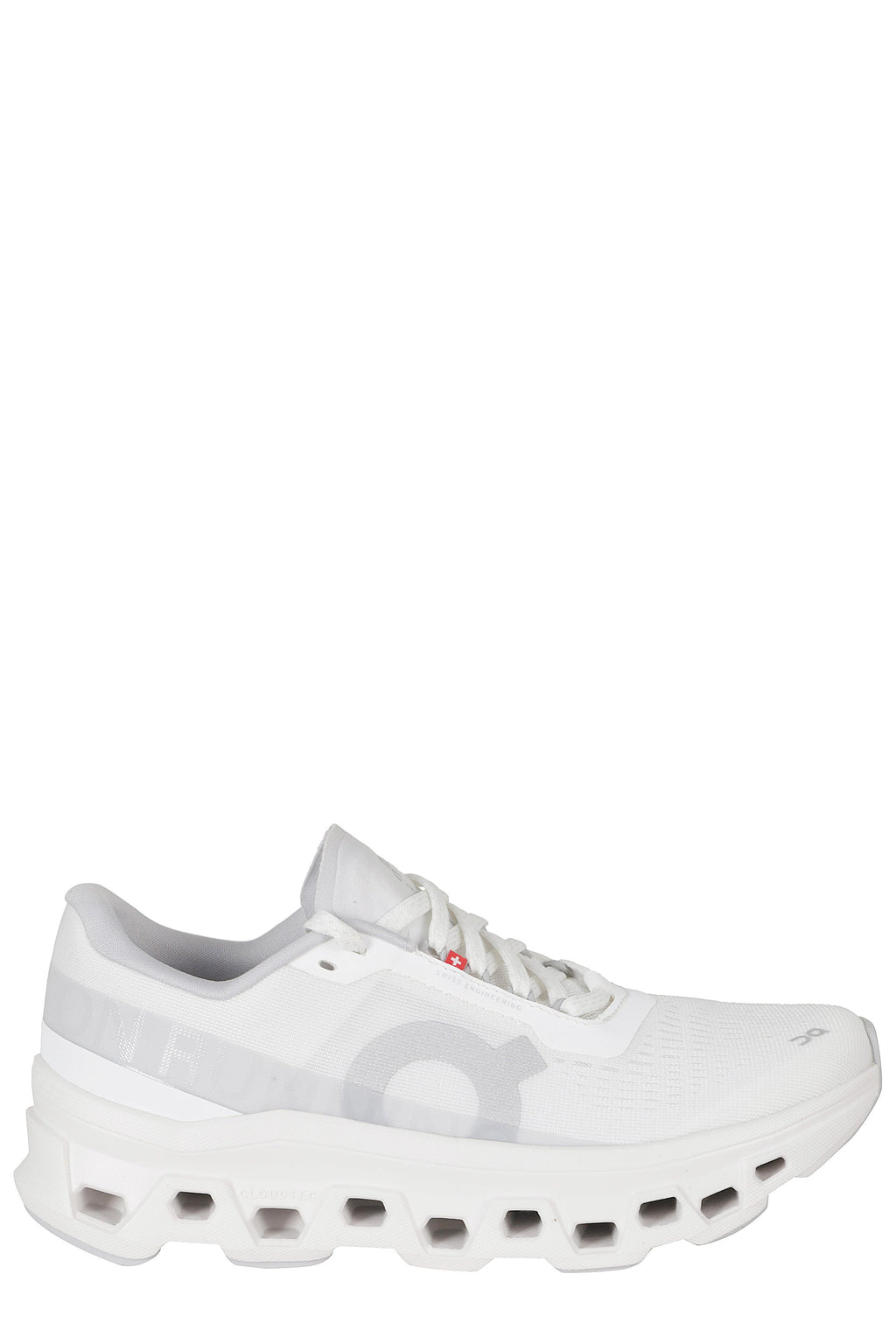 White Cloudmonster 1 Mesh Rubber Sole Nylon Sneakers