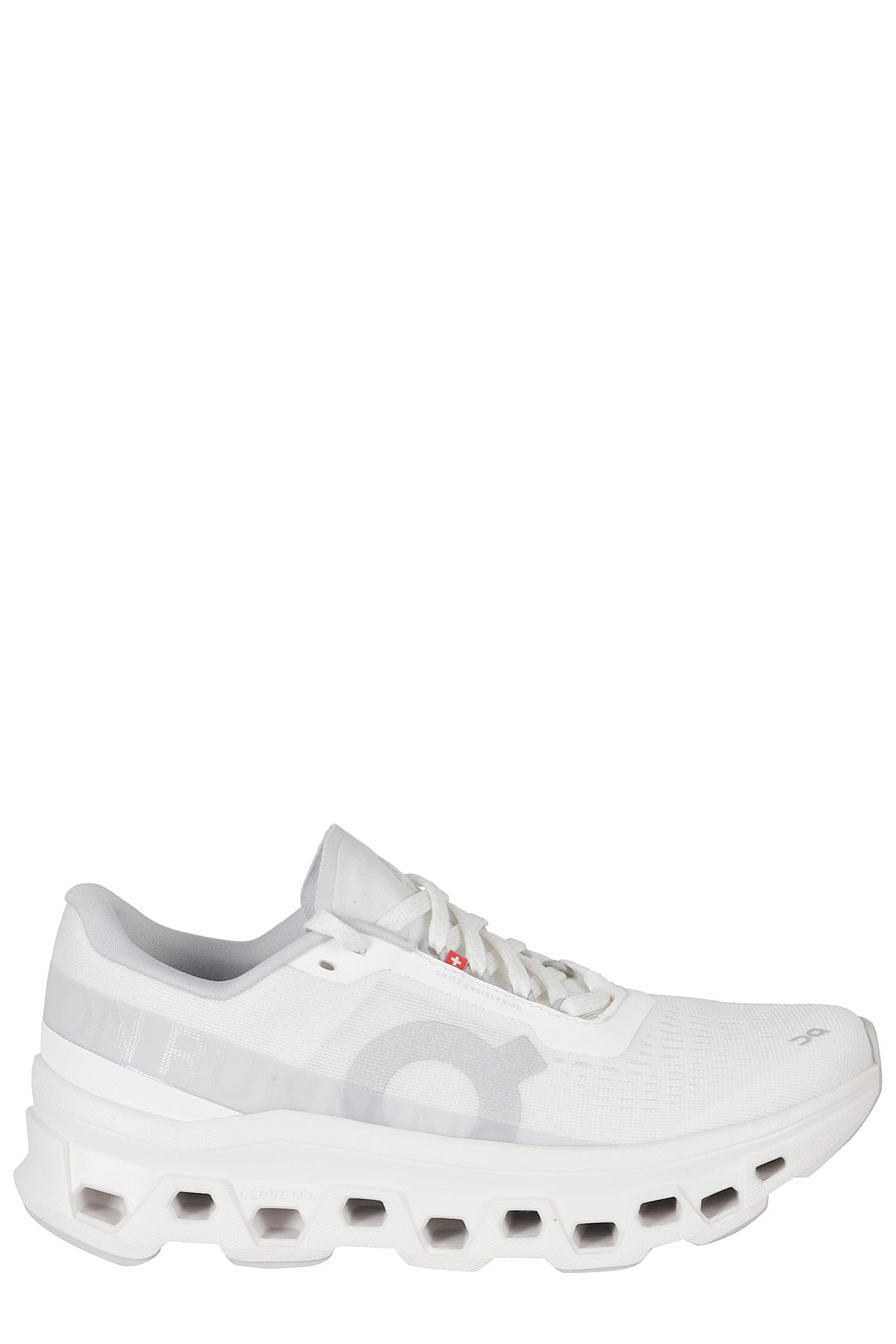 White Cloudmonster 1 Mesh Rubber Sole Nylon Sneakers