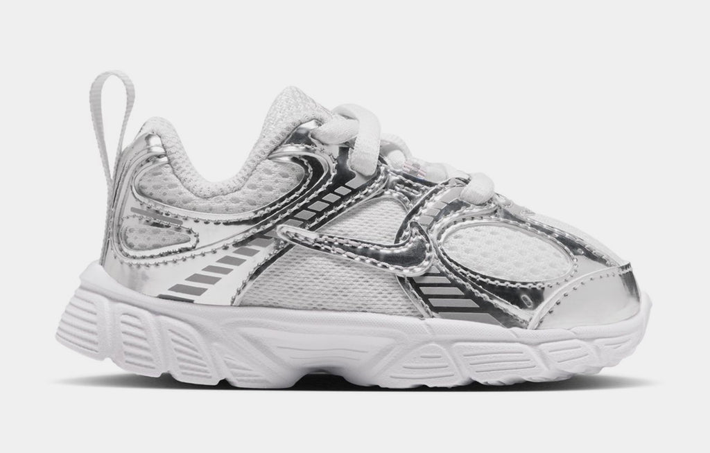 V5 RNR Infant Toddler Running Shoes (Off-White/Vast Grey/Silver Lilac/Metallic Silver)