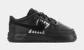 Air Force 1 Low Wolf Infant Toddler Lifestyle Shoes (Black/University Red)