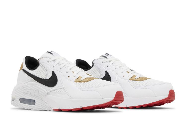 Nike Wmns Air Max Excee 'White University Red' — White/University Red/Metallic Platinum/Black