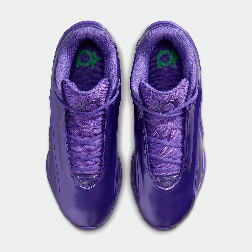 Zoom KD 19 Purple Stuff Mens Basketball Shoes (Field Purple/University Gold/Stadium Green) Free Shipping