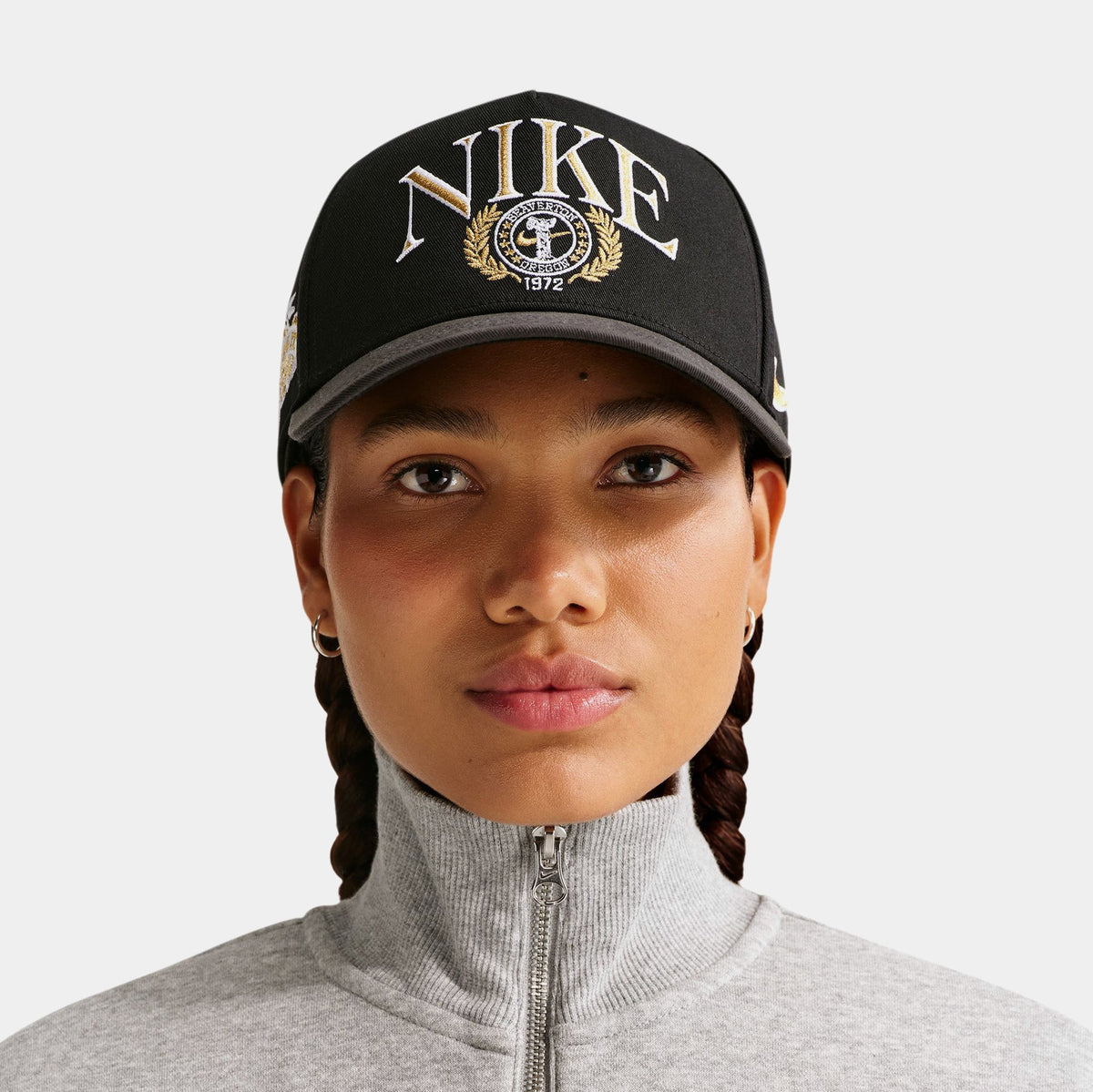 Rise Structured A Frame Mens Hat (Black/Anthracite/Black)