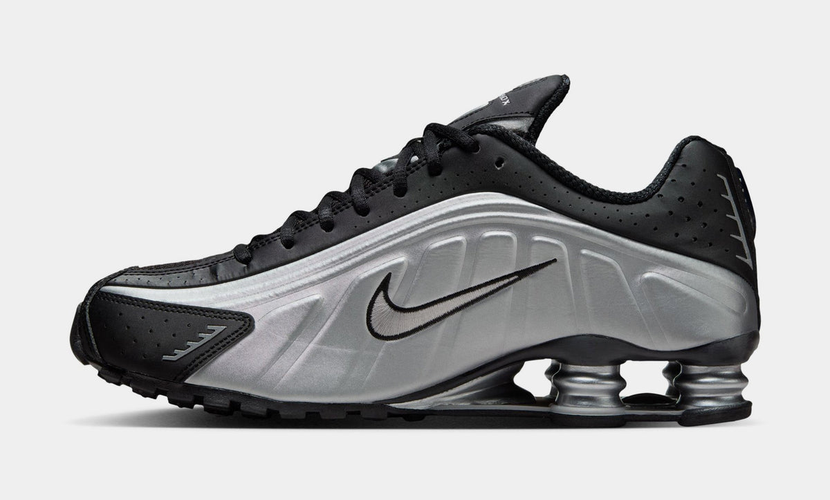 Shox R4 Mens Running Shoes (Metallic Silver/Black/Metallic Silver/Metallic Silver)