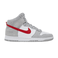 Nike Dunk High Light Smoke Grey Gym Red