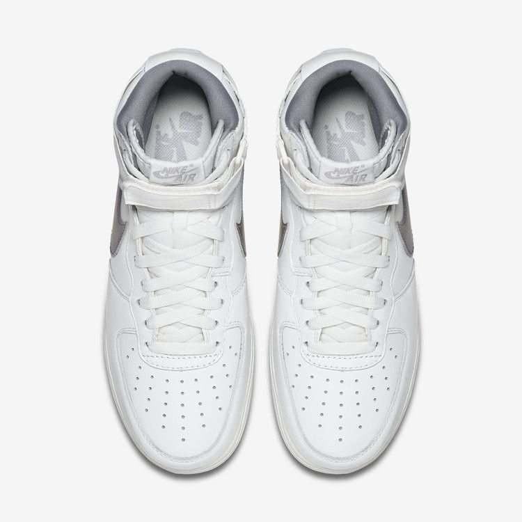 Nike Air Force 1 High Retro QS 'White Silver'