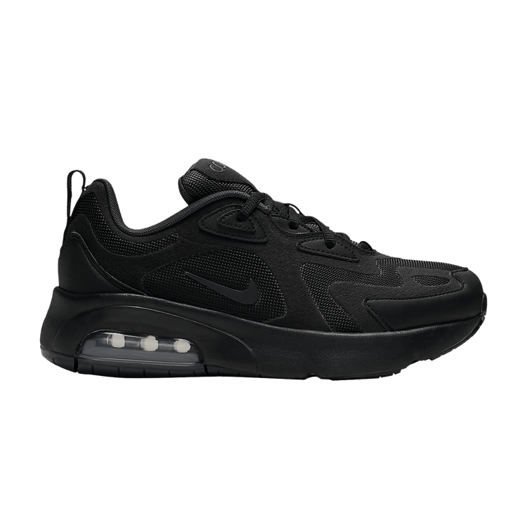 Nike Air Max 200 GS 'Black' — Black/Anthracite