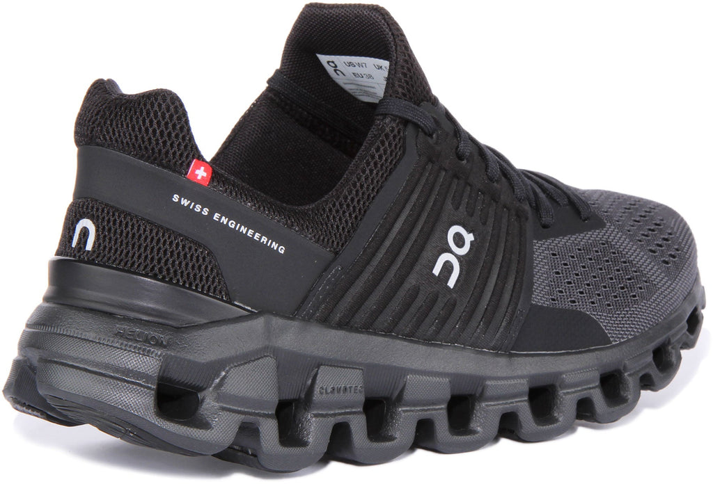 On Running Cloudswift In All Black For Women