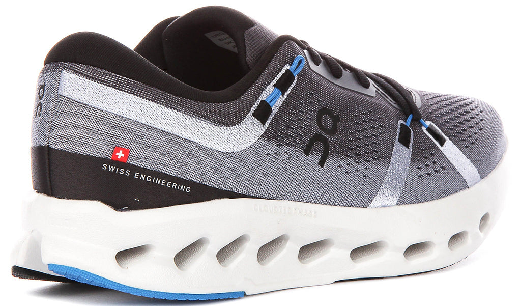 On Running Cloudsurfer 2 In Black Grey For Men