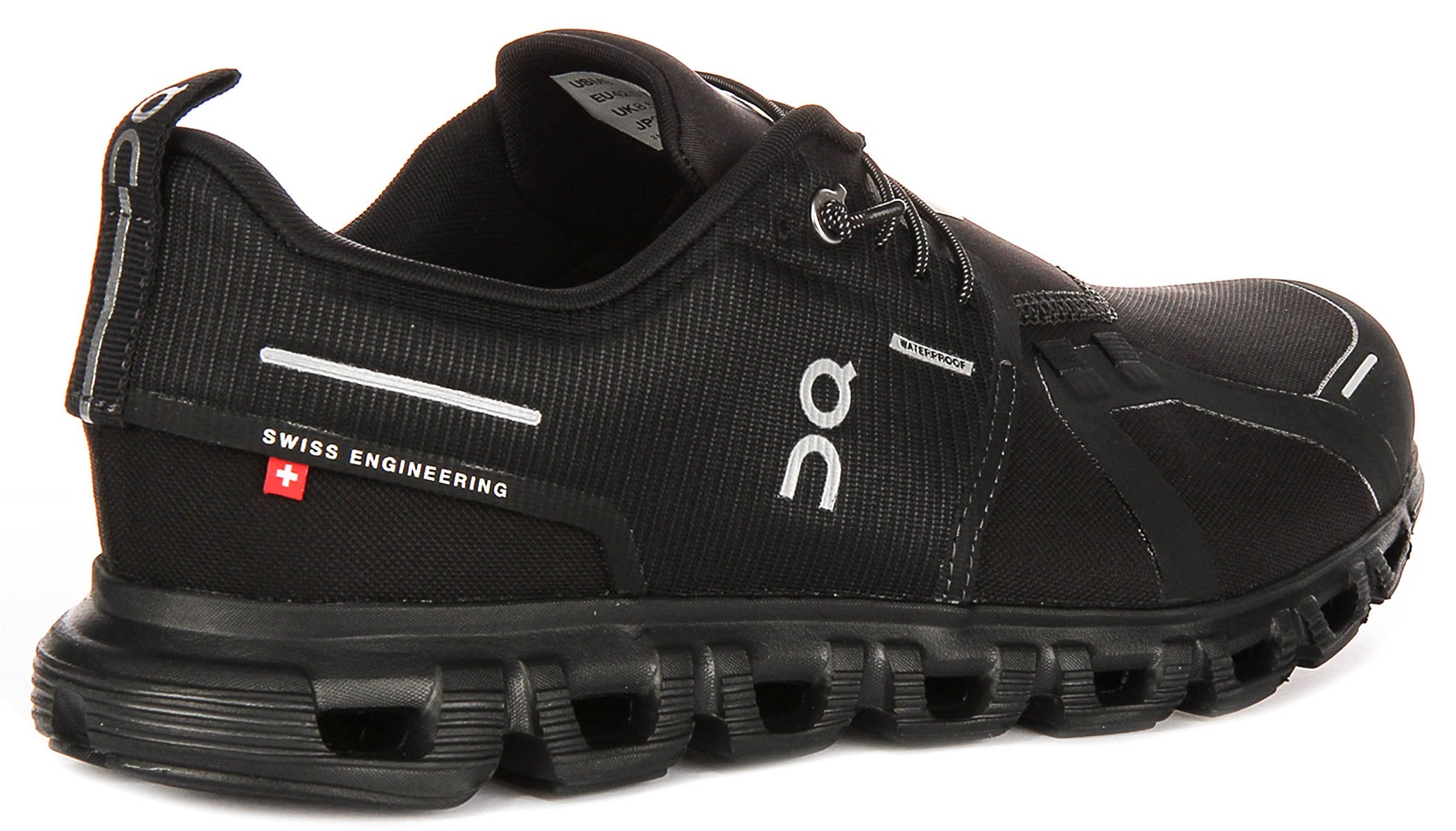 On Running Cloud 6 Waterproof In All Black For Men