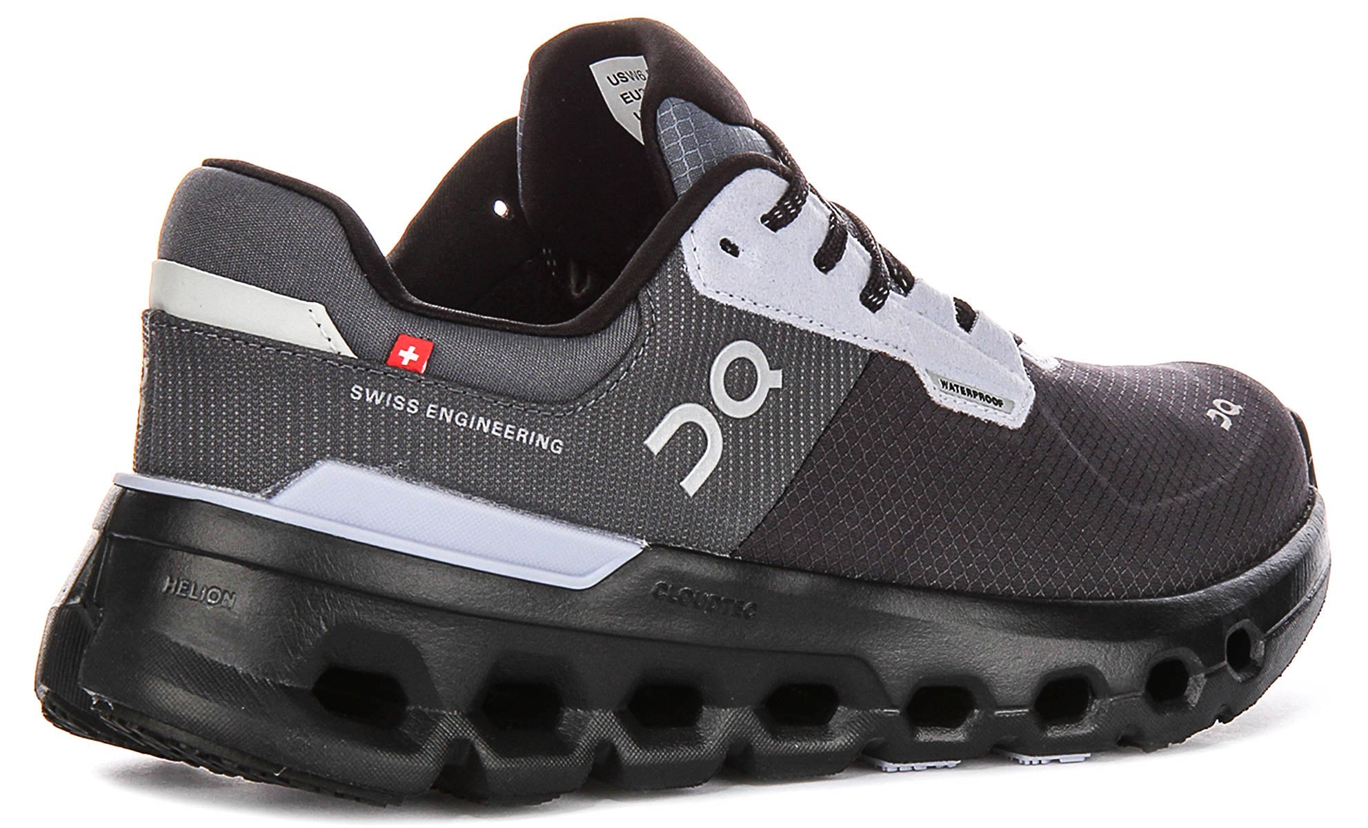 On Running Cloudrunner 2 Waterproof In Black Grey For Women