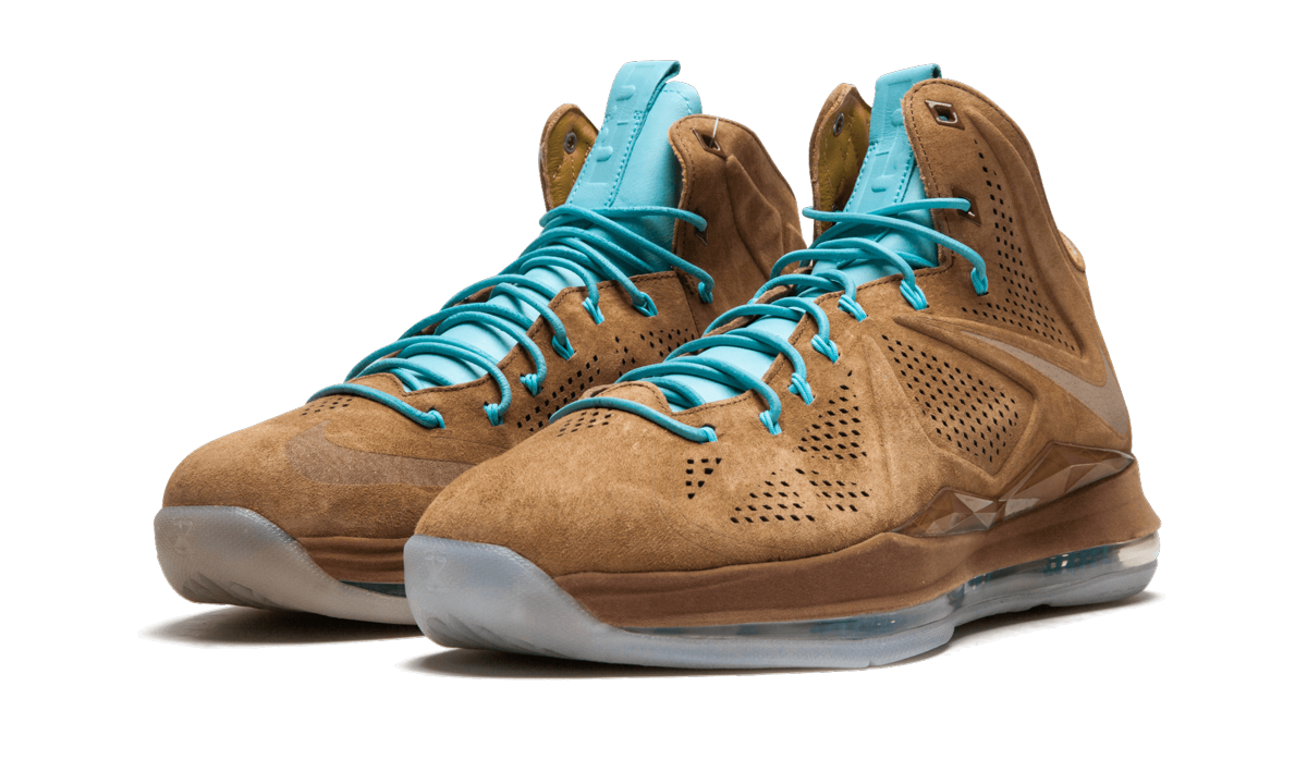 Lebron 10 EXT QS "Brown Suede" 607078 200