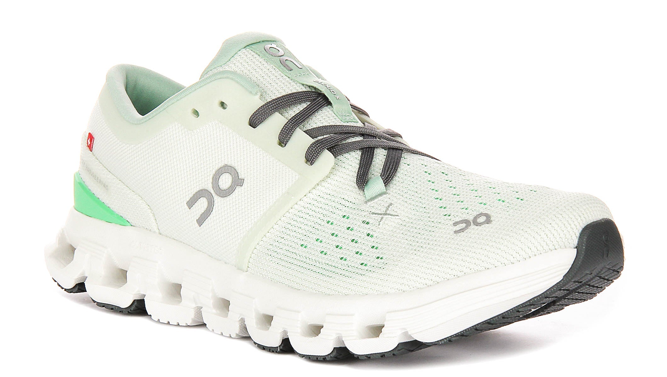 On Running Cloud X 4 In Lime Green For Women