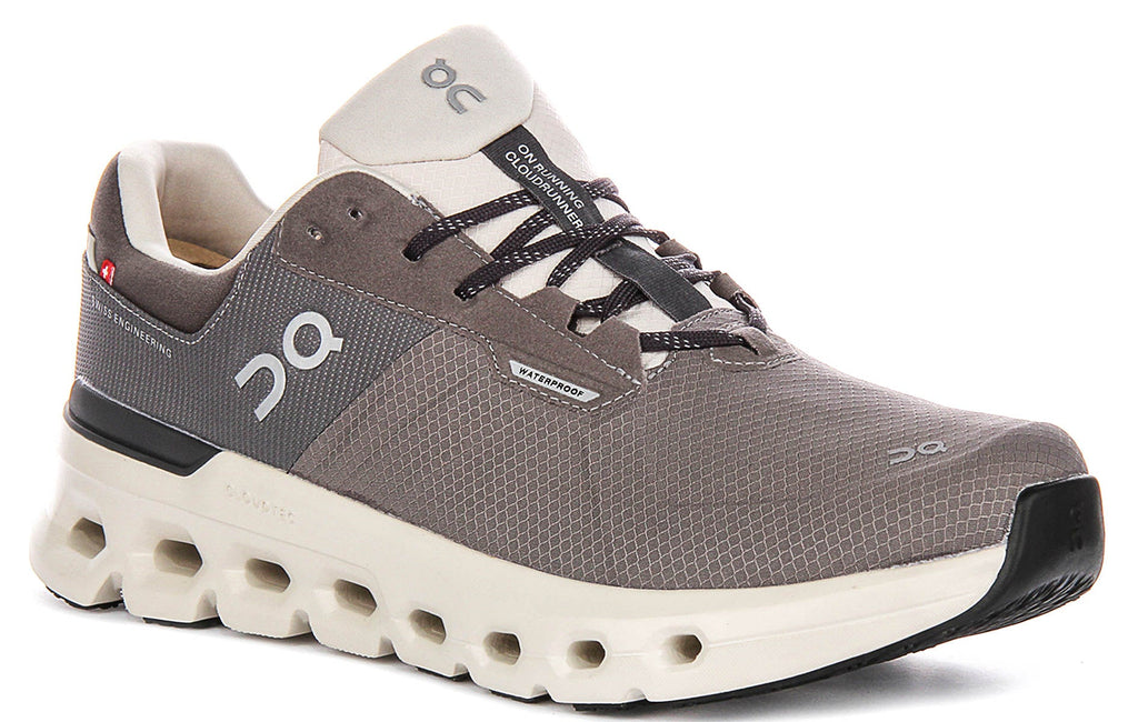 On Running Cloudrunner 2 Waterproof In Grey For Men