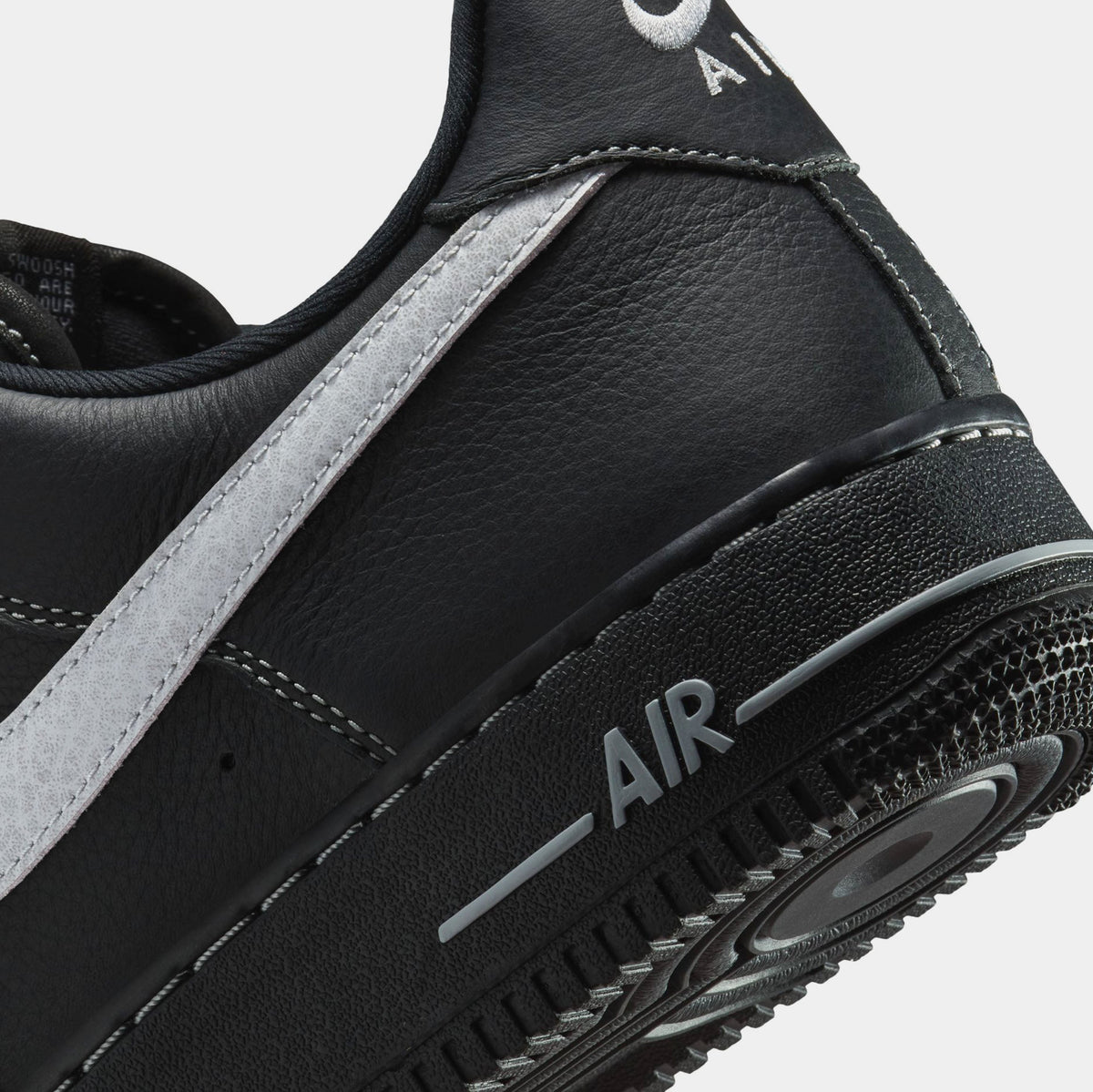 Air Force 1 07 Mens Lifestyle Shoes (Black/Wolf Grey/Black/Black)