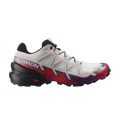 Salomon Wmns Speedcross 6 'White Fiery Red' — White/Sparkling Grape/Fiery Red