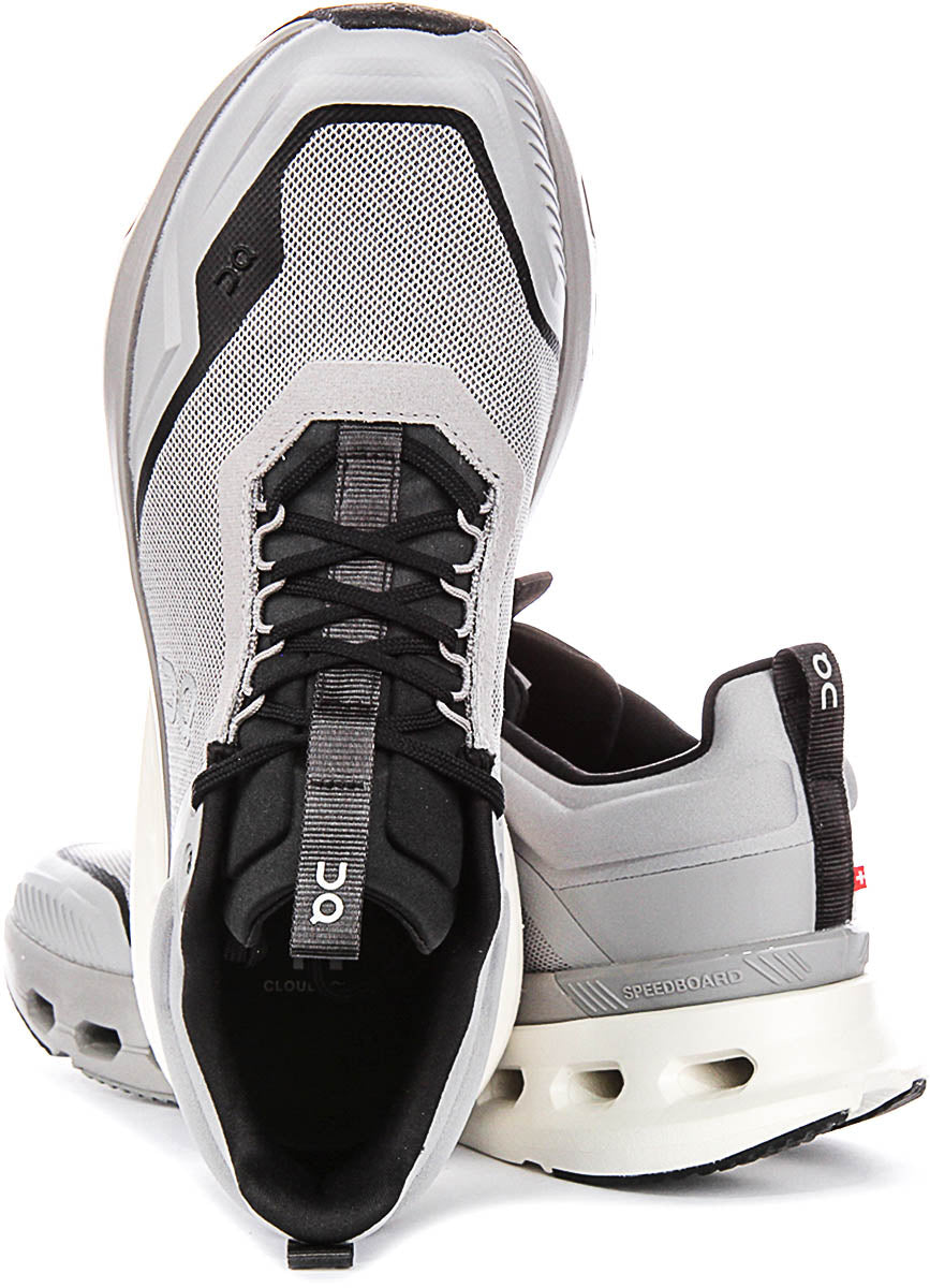 On Running Cloudnova X In Light Grey For Men