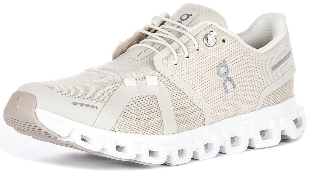 On Running Cloud 6 In Pearl White For Women
