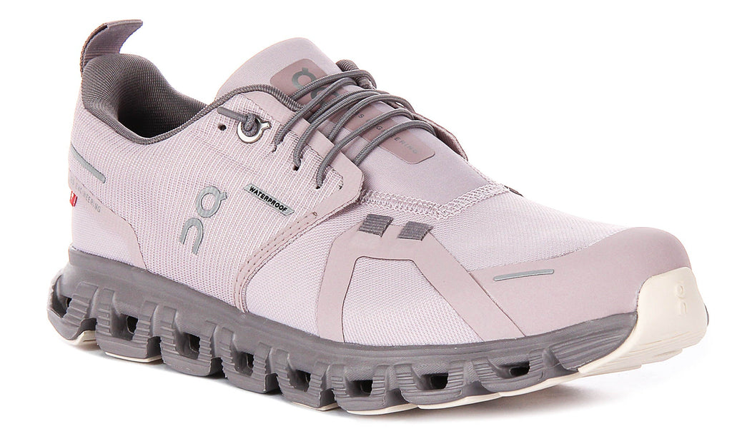 On Running Cloud 6 Waterproof In Purple For Women