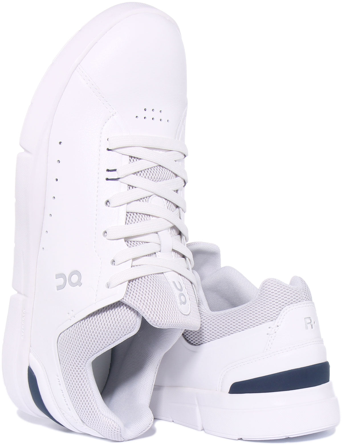 On Running The Roger Advantage In White Navy For Men