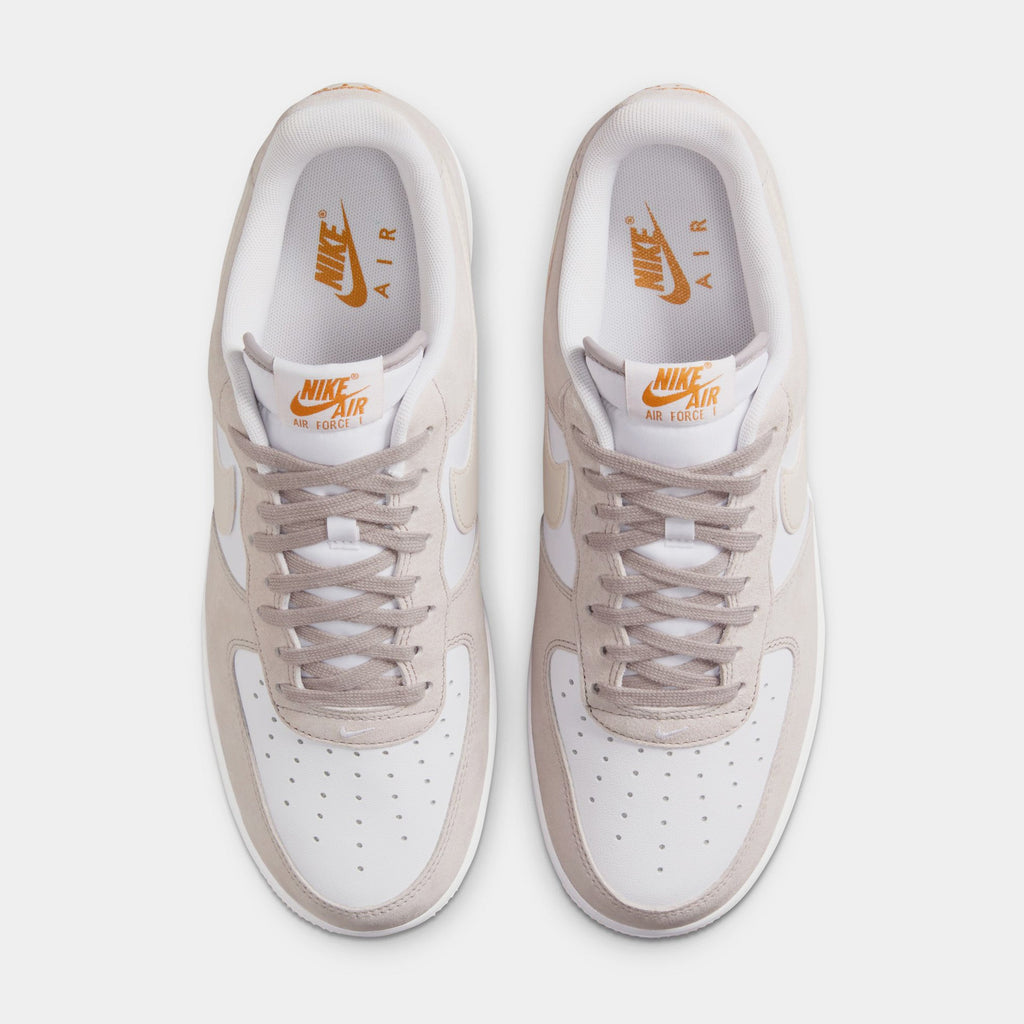 Air Force 1'07 Mens Lifestyle Shoes (College Grey/Light Orewood Brown/White)