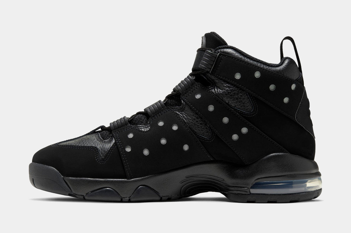 Air Max 2 CB 94 Triple Black Mens Basketball Shoes (Black/Dark Charcoal/Metallic Silver)