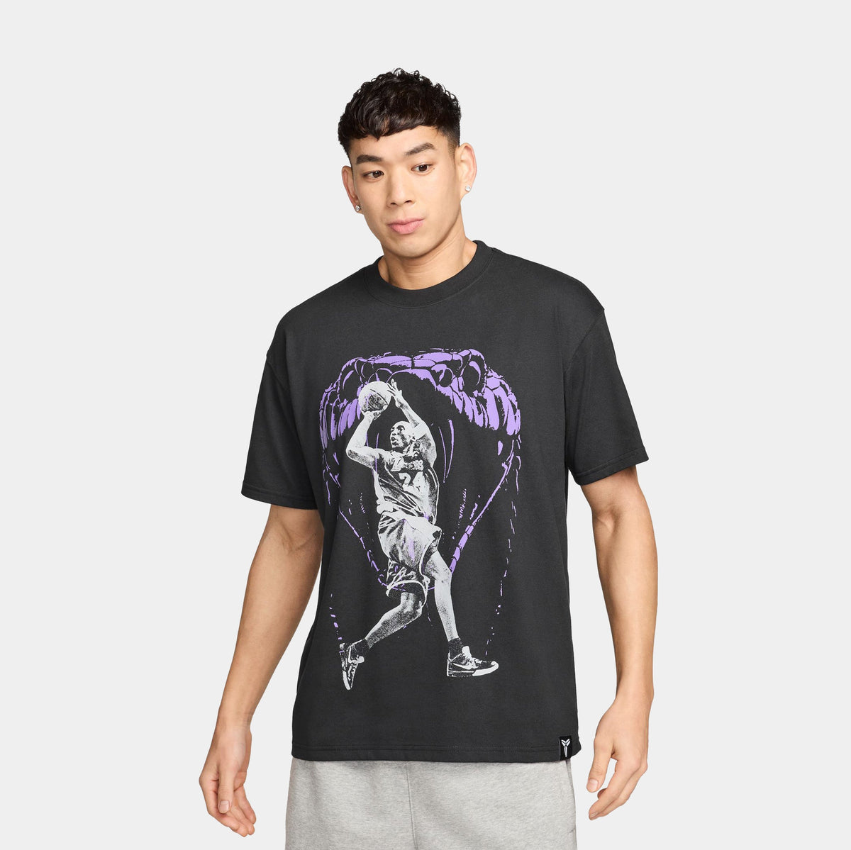 Kobe Dri Fit Mens Short Sleeve Shirt (Black)