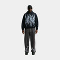 Standard Issue Brushed Basketball Fleece Mens Pants (Anthracite/White/Pale Ivory)