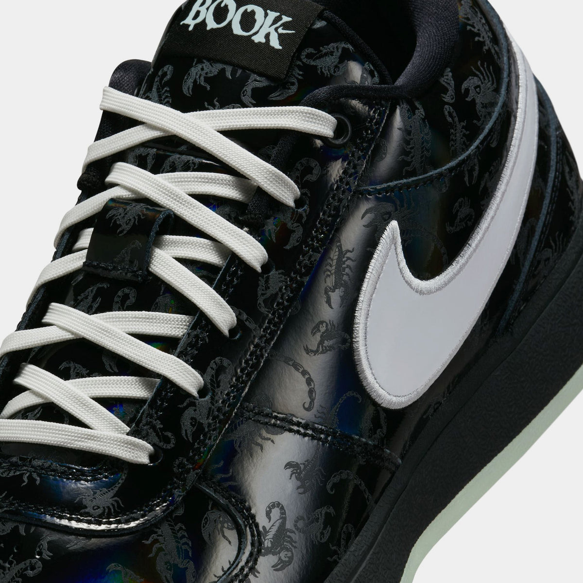 Book 1 Scorpion Mens Basketball Shoes (Black/Black/White)