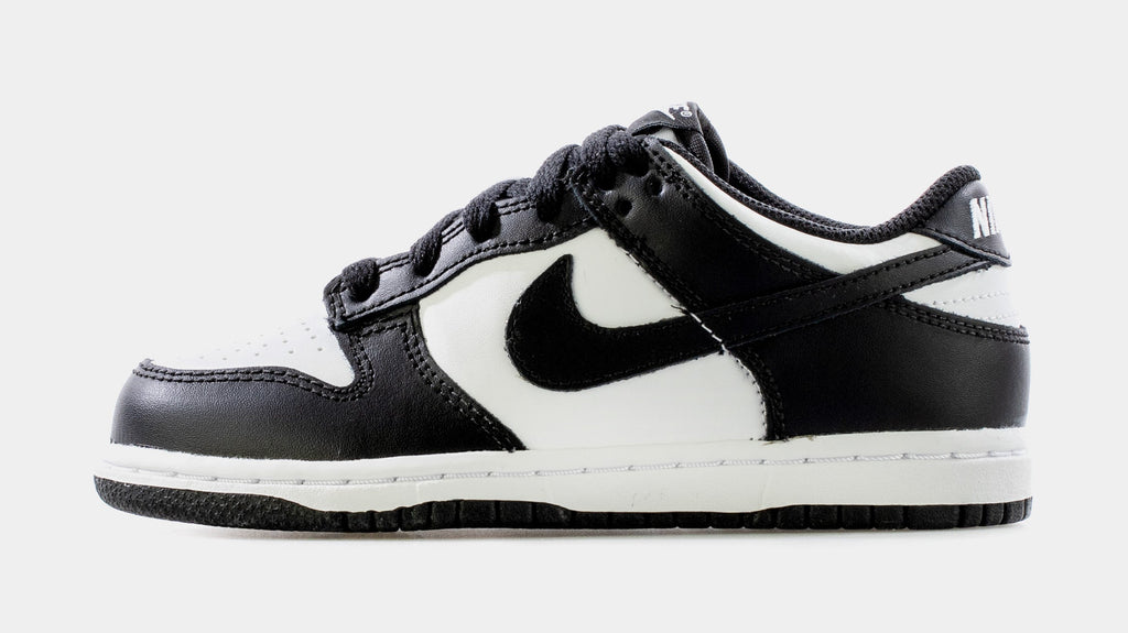 Dunk Low Retro Preschool Lifestyle Shoes (White/Black)