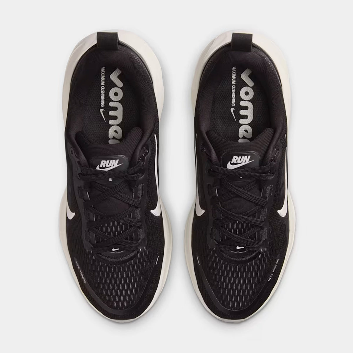 Vomero 18 Grade School Running Shoes (Black/Coconut Milk/Iron Ore/Summit White)
