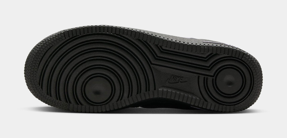 Air Force 1 LV8 Grade School Basketball Shoes (Black/Hydrangeas)