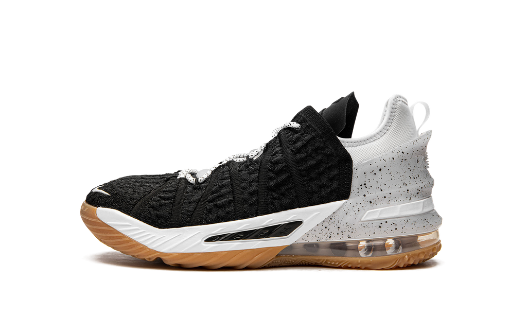 LeBron 18 GS "Black White Gum" CW2760 007