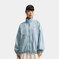 Windrunner Oversized Denim Womens Jacket (Light Armoury Blue/Work Blue)