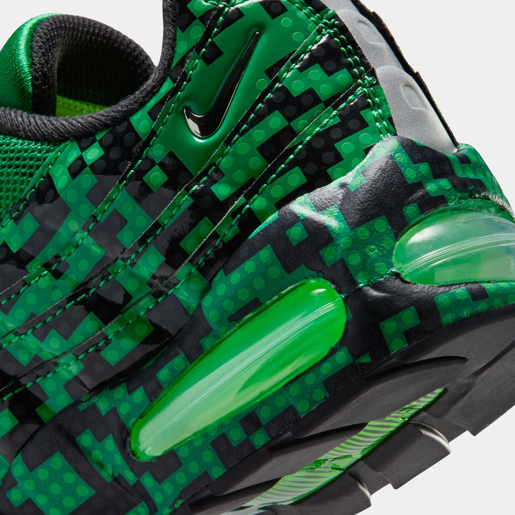 LEGO x Air Max 95 Lucky Green Grade School Lifestyle Shoes (Lucky Green/Metallic Silver/Black/Green Strike/Dark Concord) Free Shipping