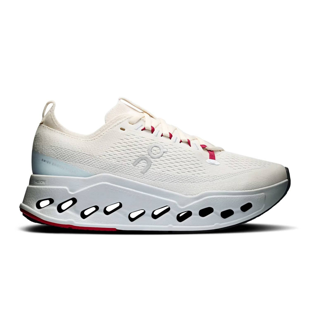 Women's Cloudsurfer Max Running Shoes In Ivory/artic