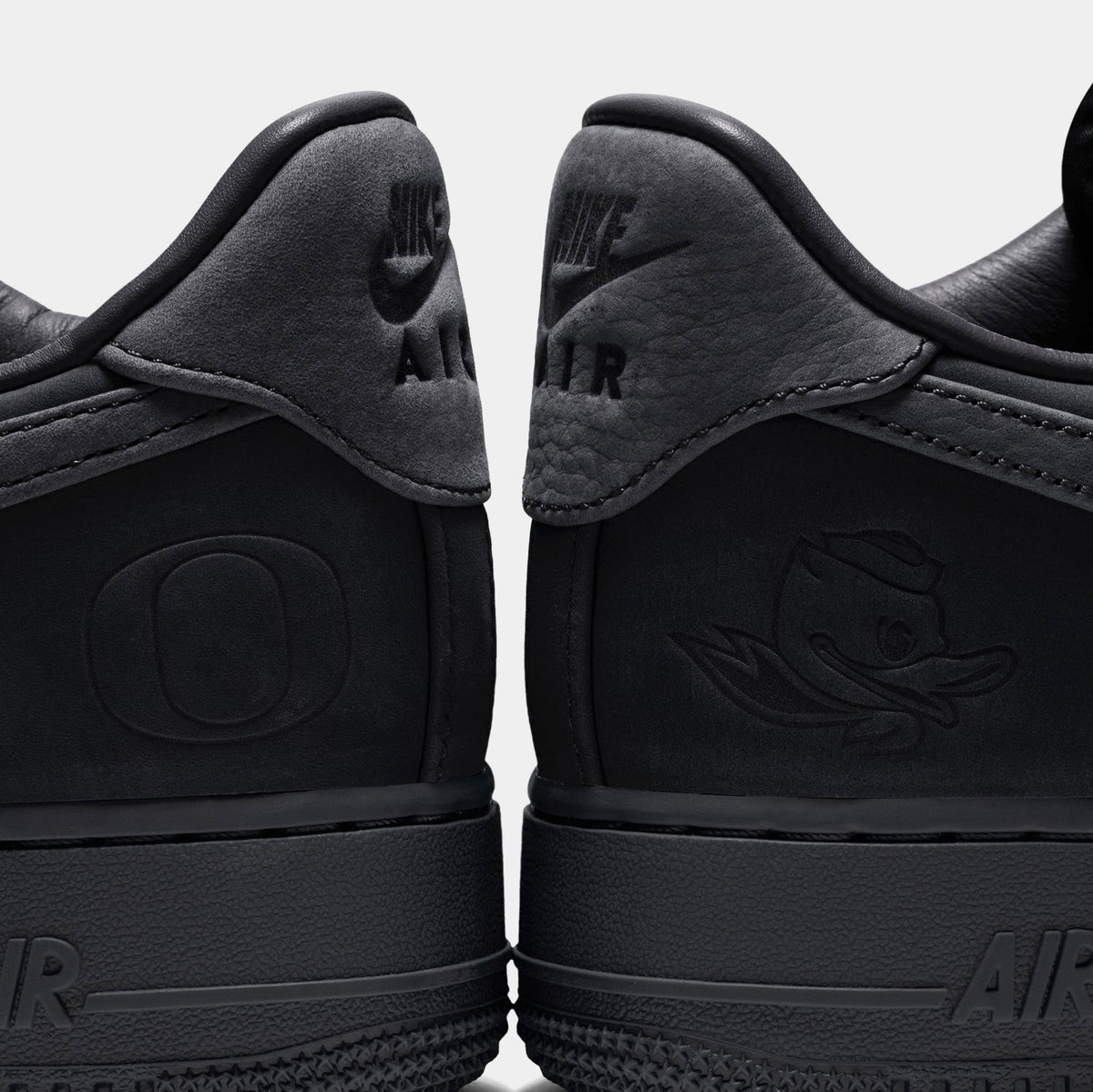Air Force 1 University Of Oregon Mens Lifestyle Shoes (Black/Black)