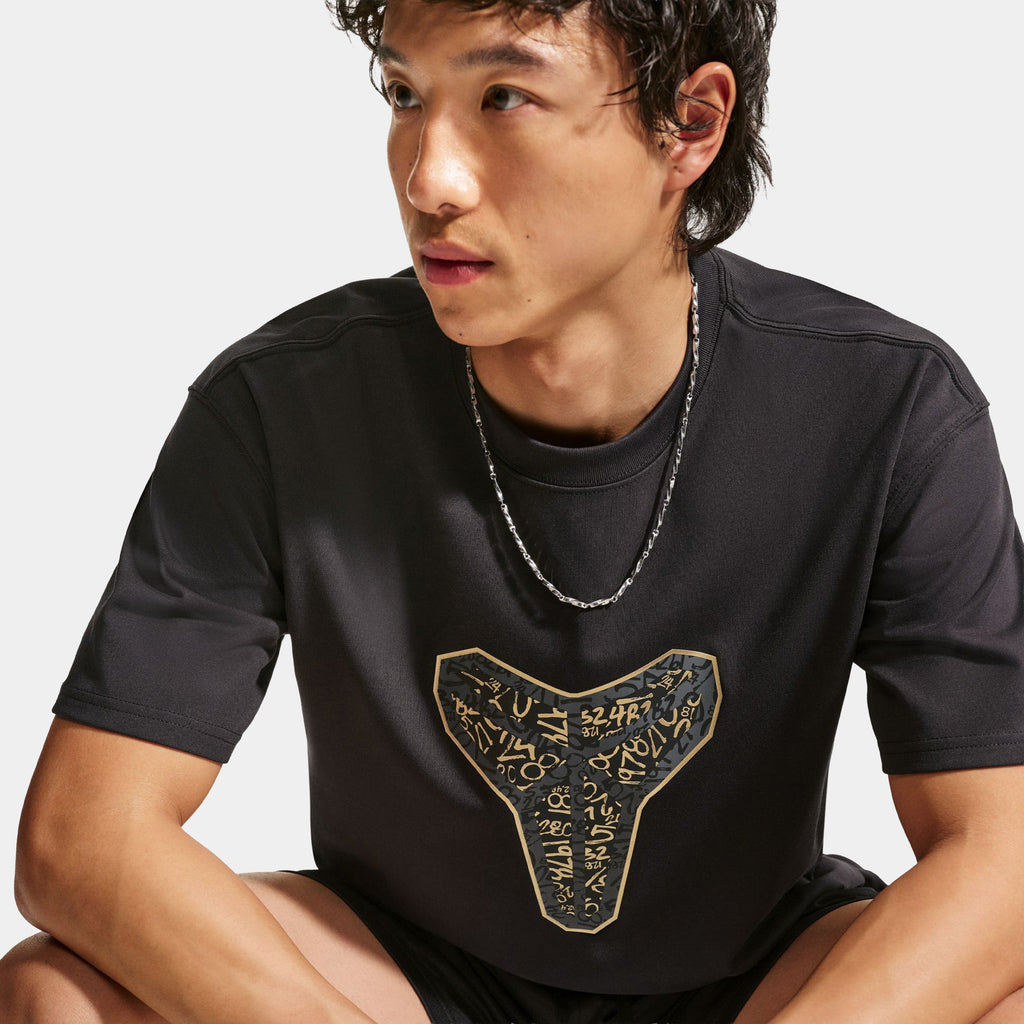 Kobe Mamba Day Dri Fit Mens Short Sleeve Shirt (Black)