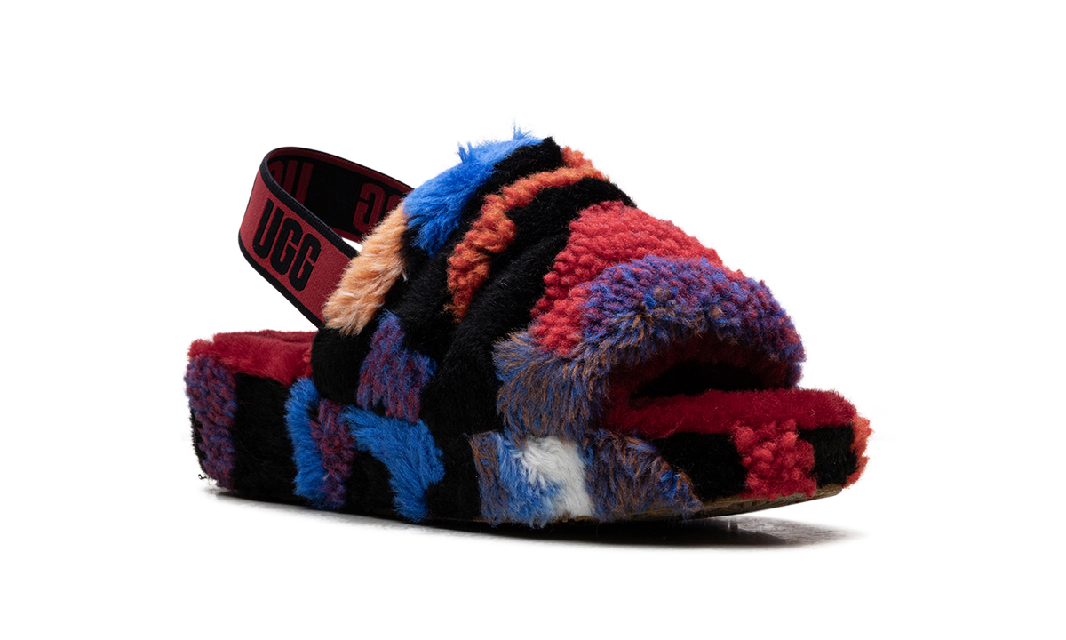Fluff Yeah Slide WMNS "Cali Collage Red" 1118164 RED