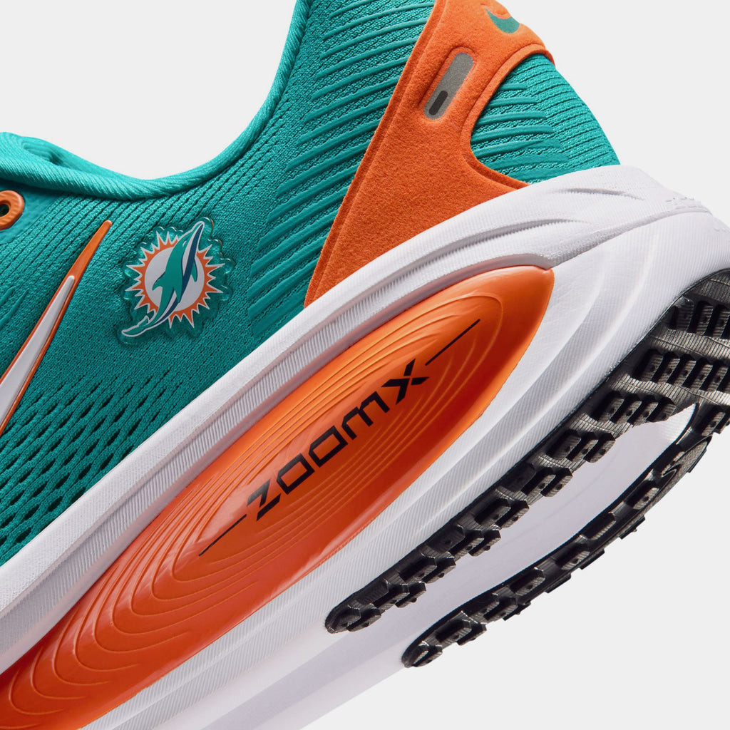 NFL x Vomero 18 Miami Dolphins Mens Running Shoes (Turbo Green/White/Brilliant Orange)