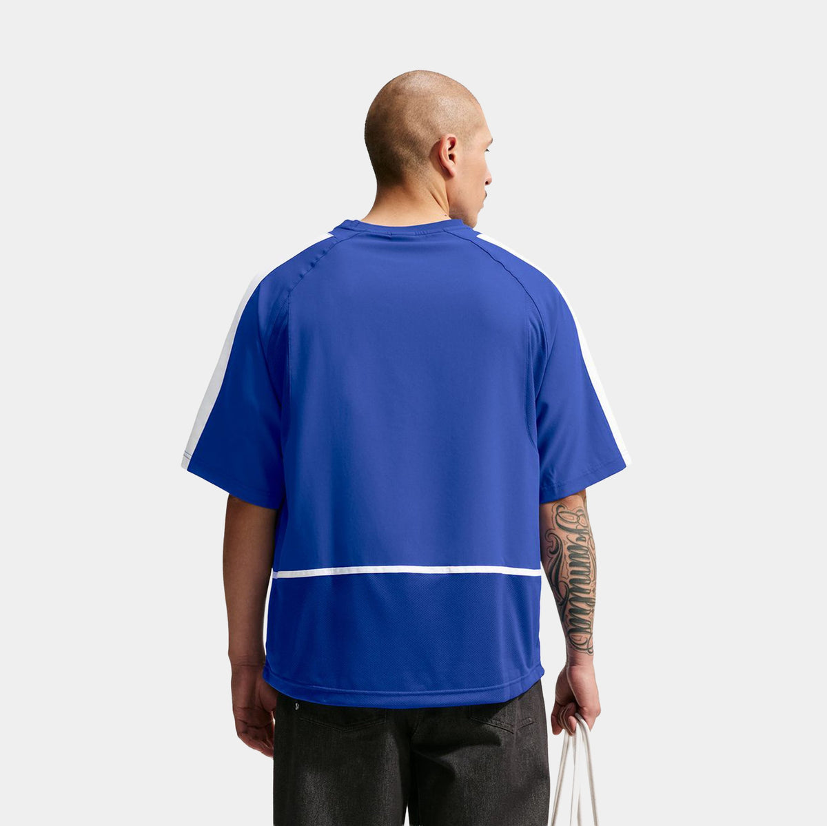 Your Message Here Soccer Mens Jersey (Old Royal/White/Safety Orange)